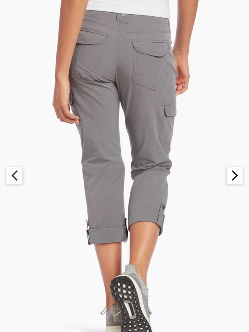 KÜHL Horizn Skinny Cargo Hiking Pants Gray Size 6 Short - Picture 15 of 15